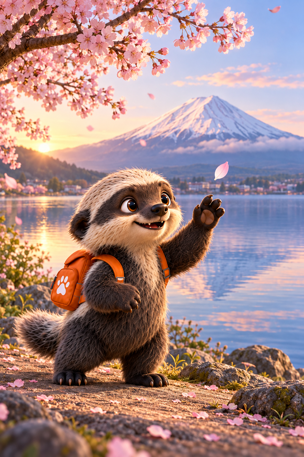 BADI exploring Mount Fuji