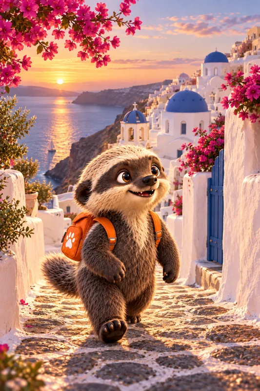 BADI in Santorini · Greece